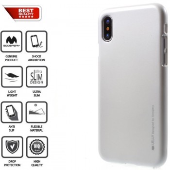 Baltas goospery silikoninis idėklas  (IPHONE X/XS)